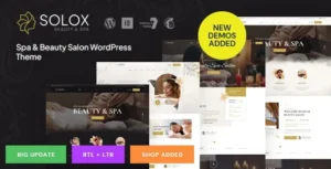 Free Download Solox – Spa & Beauty WordPress Theme 1.2.2 [Latest Version]