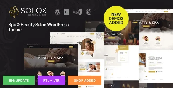 Free Download Solox – Spa & Beauty WordPress Theme 1.2.2 [Latest Version]