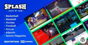 Free Download Splash – Sport Club WordPress Theme for Basketball, Football, Hockey 4.4.4 [Latest Version]