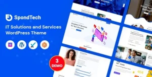 Free Download SpondTech – IT Solutions And Services WordPress Theme 1.0.9 [Latest Version]