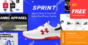 Free Download Sprint – Sports Shop & Nutrition Store WordPress Theme 1.0.0 [Latest Version]
