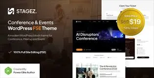 Free Download Stagez – Conference and Event FSE WordPress Theme 1.0.1 [Latest Version]