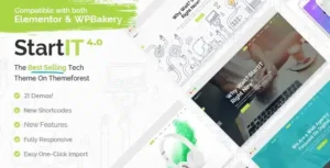 Free Download Startit – Fresh Startup Business Theme 4.7 [Latest Version]