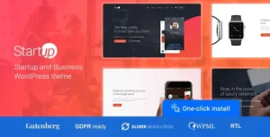 Free Download Startup Company – WordPress Theme for Business & Technology 1.3.2 [Latest Version]