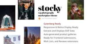 Free Download Stocky – A Stock Photography Marketplace Theme 2.0.0 [Latest Version]
