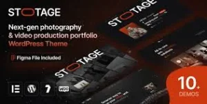 Free Download Stotage – Photography & Video Production WordPress Theme 1.0.1 [Latest Version]
