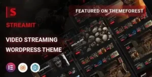 Free Download Streamit – Video Streaming WordPress Theme + RTL 4.3.3 [Latest Version]