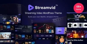 Free Download StreamVid Streaming Video WordPress Theme 6.2.2 [Latest Version]