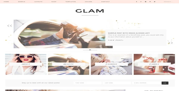 Free Download StudioPress Glam Pro Genesis WordPress Theme 1.0.3 [Latest Version]