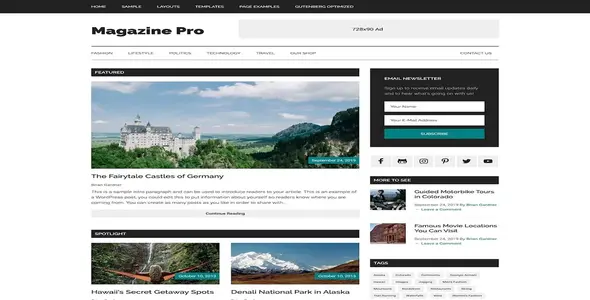 Free Download StudioPress Magazine Pro Genesis WordPress Theme 3.7.2 [Latest Version]