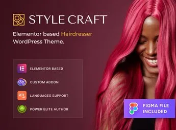 Free Download Style Craft – Hairdresser & Hair Salon WordPress Theme 1.1.0 [Latest Version]