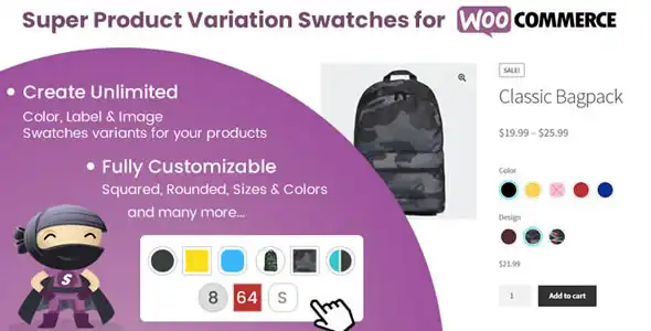 Free Download Super Product Variation Swatches for WooCommerce 2.4 [Latest Version]