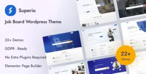 Free Download Superio Job Board WordPress Theme 1.3.36 [Latest Version]