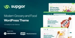 Free Download Supgor – Grocery Store and Food WordPress Theme 1.0.5 [Latest Version]