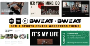 Free Download Sweat – Gym & Sports Center WordPress Theme 1.7.0 [Latest Version]