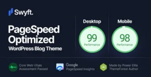 Free Download Swyft PageSpeed Optimized WordPress Blog Theme 1.1.1 [Latest Version]