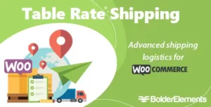Free Download Table Rate Shipping for WooCommerce by BolderElements 4.3.13 [Latest Version]