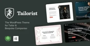 Free Download Tailorist - Tailoring & Fashion WordPress Theme 1.1 [Latest Version]