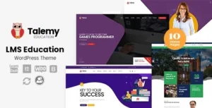 Free Download Talemy - LMS Education WordPress Theme 1.2.28 [Latest Version]
