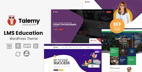 Free Download Talemy – LMS Education WordPress Theme 1.2.28 [Latest Version]