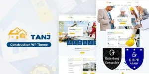 Free Download Tanj v3.4 - Architect WordPress Theme [Latest]