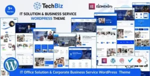 Free Download Techbiz – Multipurpose IT Solution & Business Consulting WordPress Theme 2.8.2 [Latest Version]