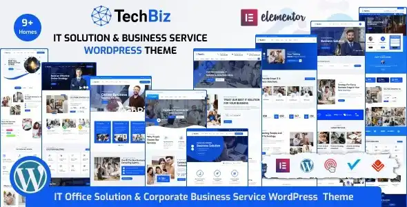 Free Download Techbiz – Multipurpose IT Solution & Business Consulting WordPress Theme 2.8.2 [Latest Version]