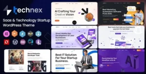 Free Download Technex - Elementor Technology & Software WordPress Theme 1.0.3 [Latest Version]