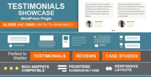 Free Download Testimonials Showcase WordPress Plugin 1.9.18 [Latest Version]