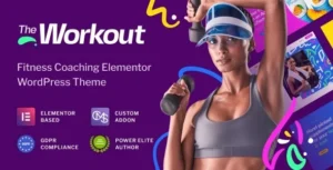 Free Download The Workout – Trainer Fitness WordPress Theme 1.2.1 [Latest Version]