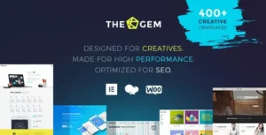 Free Download TheGem – Creative Multi-Purpose & WooCommerce WordPress Theme 5.12.1.1 [Latest Version]