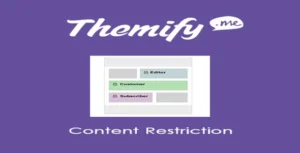 Free Download Themify Builder Content Restriction 3.5.6 [Latest Version]
