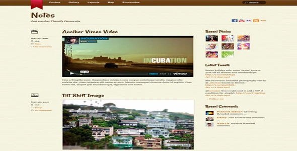 Free Download Themify Notes WordPress Theme 7.6.2 [Latest Version]