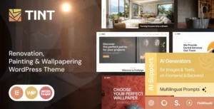 Free Download Tint – Renovation, Painting & Wallpapering WordPress Theme 1.2.0 [Latest Version]