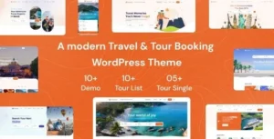 Free Download Tourio - Travel & Tour Booking WordPress Theme 1.0.11 [Latest Version]
