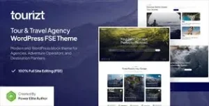 Free Download Tourizt – Tour & Travel Agency Gutenverse FSE WordPress Block Theme 1.0.0 [Latest Version]