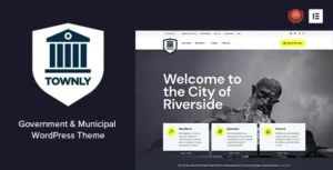Free Download Townly – Government & Municipal WordPress Theme 1.4 [Latest Version]
