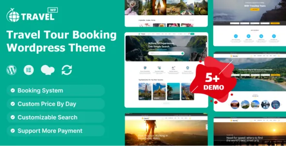 Free Download Travel – Tour Booking WordPress Theme 2.1.8 [Latest Version]