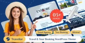 Free Download Travelor – Travel & Tour Booking WordPress Theme 1.0.3 [Latest Version]
