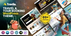Free Download Travlia – Travel & Tour Booking WordPress Theme 1.0.1 [Latest Version]