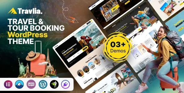 Free Download Travlia – Travel & Tour Booking WordPress Theme 1.0.1 [Latest Version]