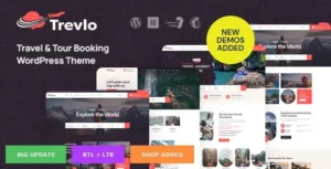 Free Download Trevlo – Travel & Tour WordPress Theme 1.2.1 [Latest Version]