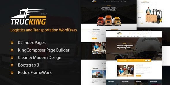 Free Download Trucking – Logistics and Transportation WordPress Theme 1.28 [Latest Version]