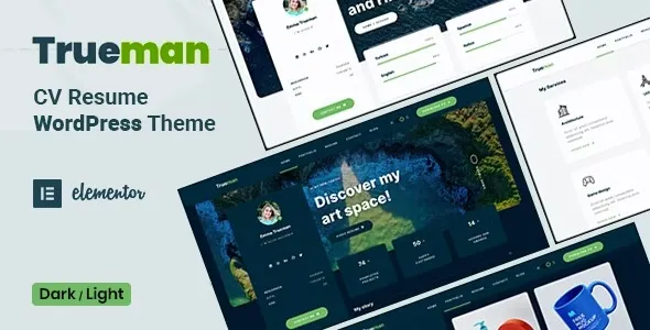 Free Download Trueman – Resume WordPress Theme 1.3.2 [Latest Version]