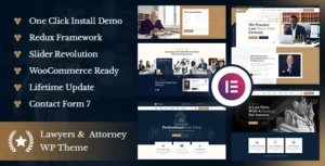 Free Download Ukilo - Law & Lawyer WordPress Theme 1.0.1 [Latest Version]