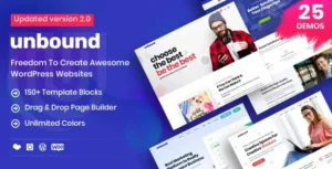 Free Download Unbound – Business Agency Multipurpose Theme 2.2.3 [Latest Version]