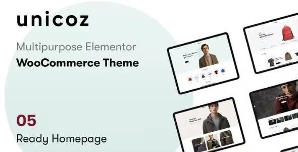 Free Download Unicoz – Elementor WooCommerce Theme 1.1.1 [Latest Version]