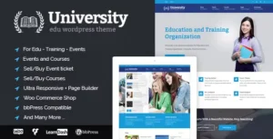 Free Download University – Education, Event and Course Theme 2.1.5 [Latest Version]