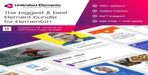 Free Download Unlimited Elements for Elementor Pro 2.0.10 [Latest Version]