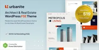 Free Download Urbanite – Architect & Real Estate Developer FSE WordPress Theme 1.0.0 [Latest Version]